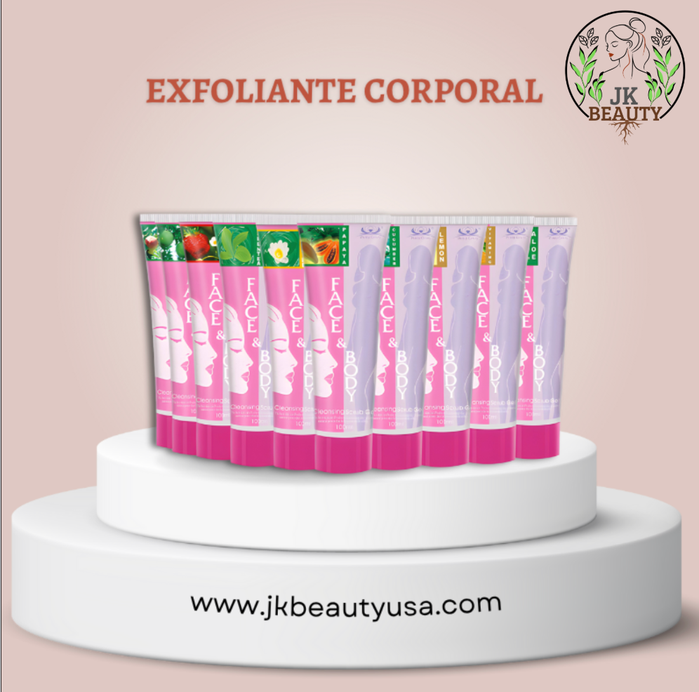 Gel exfoliante corporal y facial