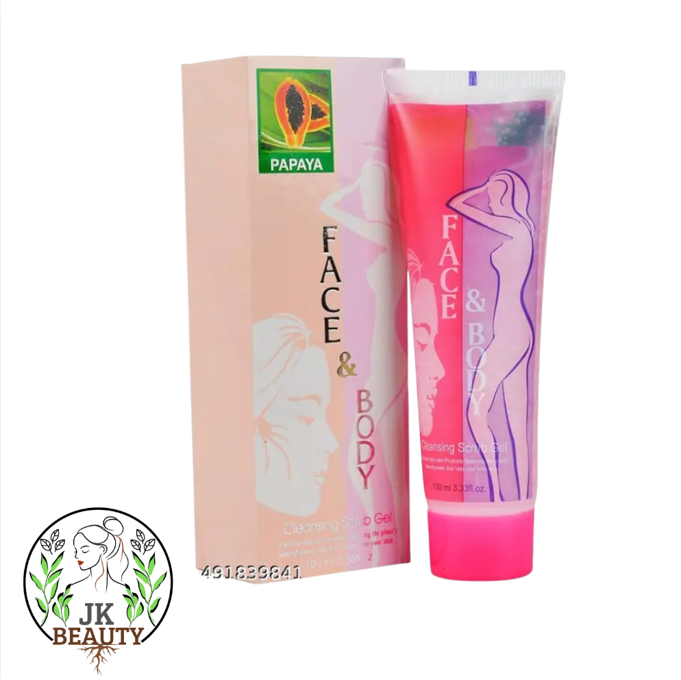 Gel exfoliante corporal y facial
