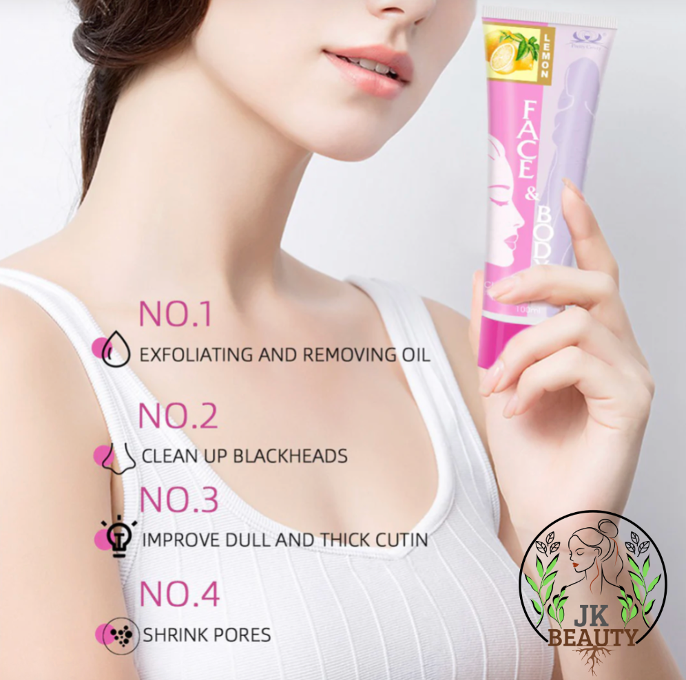 Gel exfoliante corporal y facial